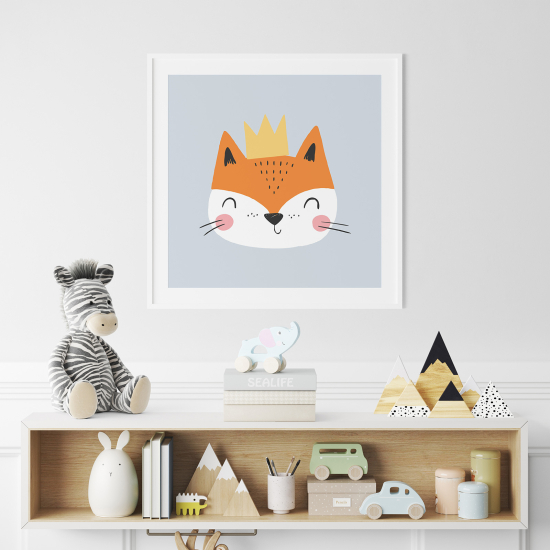 Póster para niños - Infantil - Zorro rey