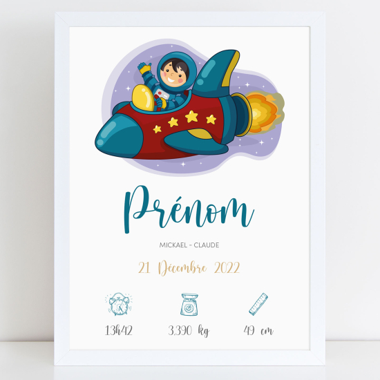 Pósters de nacimiento - Espacio