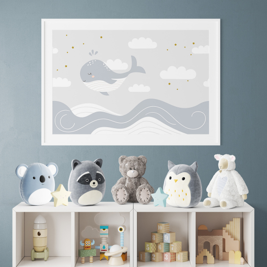 Pósters para niños - Infantil - Ballena