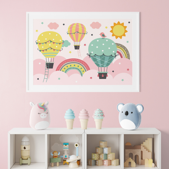 Pósters para niños - Infantil - Globos aerostáticos