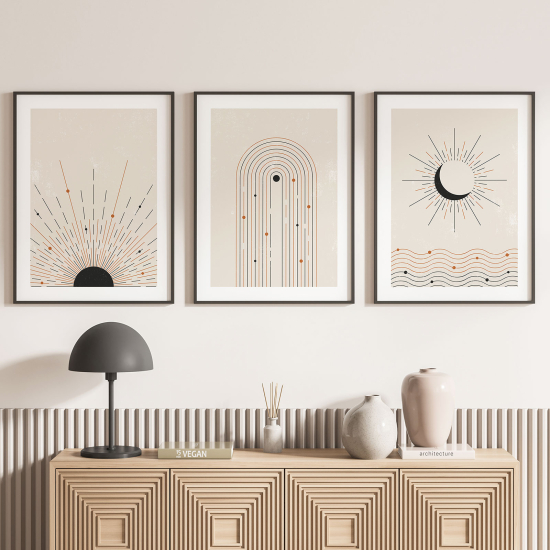 Pósters trípticos - Boho