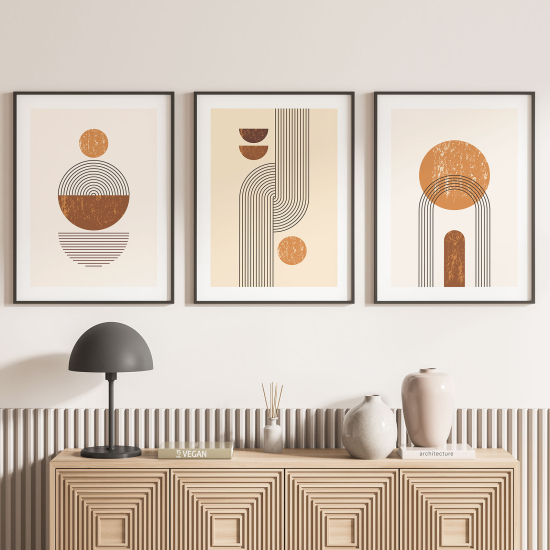 Pósters trípticos - Boho