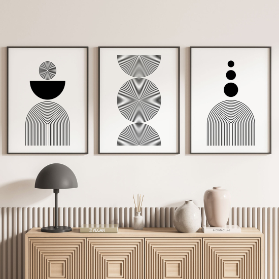 Pósters trípticos - Boho