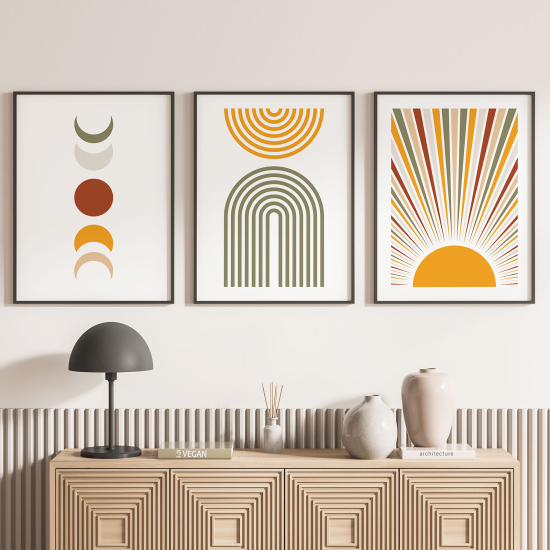 Pósters trípticos - Boho