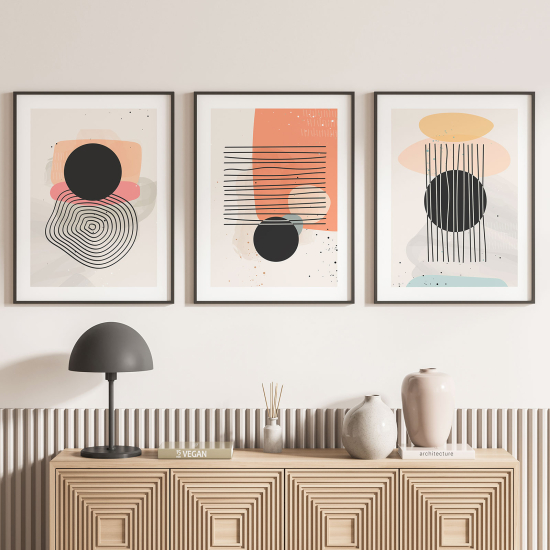 Pósters trípticos - Diseño Boho
