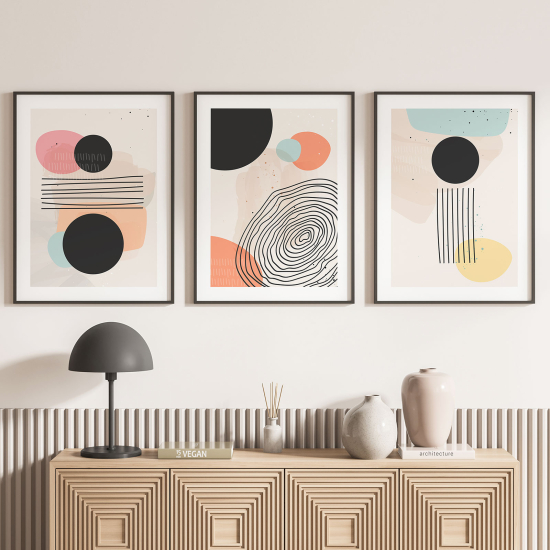 Pósters trípticos - Diseño Boho