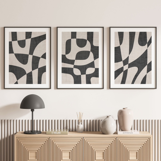 Pósters trípticos - Diseño contemporáneo
