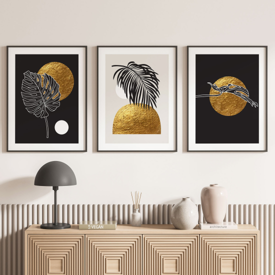Pósters trípticos - Formas geométricas