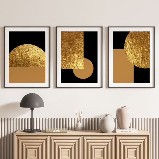Pósters trípticos - Formas geométricas