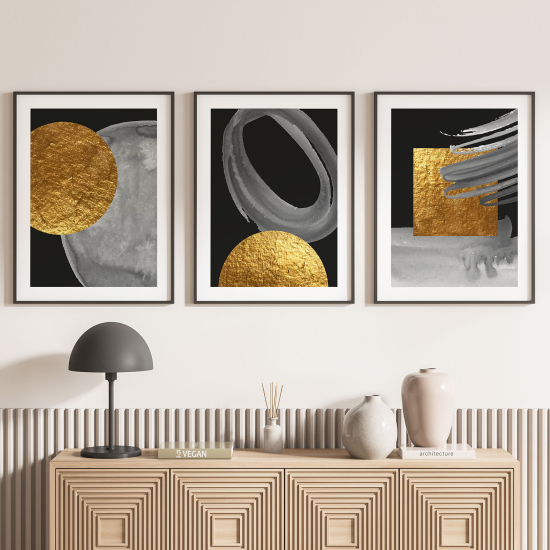 Pósters trípticos - Formas geométricas