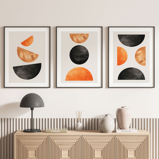 Pósters trípticos - Formas geométricas