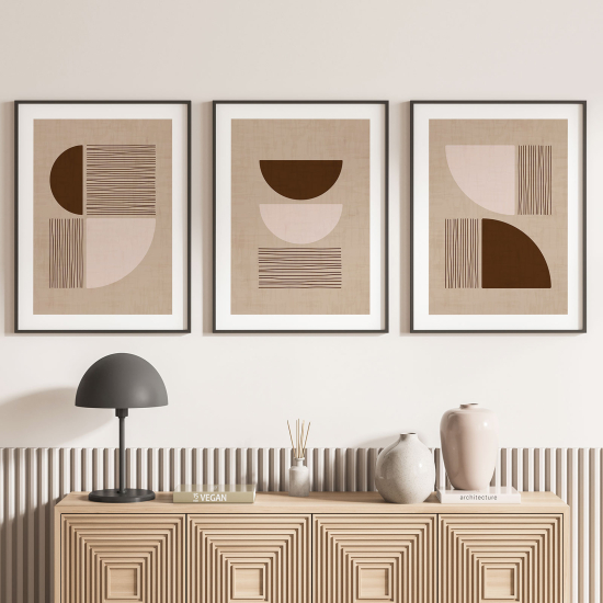 Pósters trípticos - Geométricas