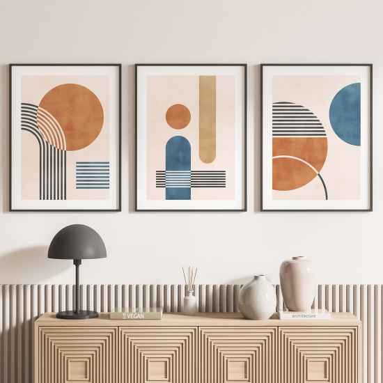 Pósters trípticos - Geométricas