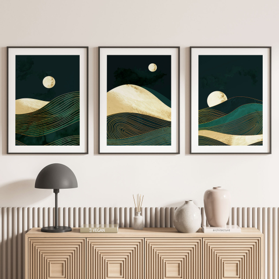 Pósters trípticos - Paisajes Boho