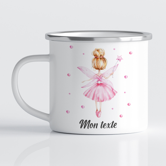 Taza esmaltada personalizada para niños - Infantil - Hada