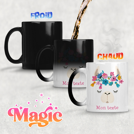 Taza mágica personalizada - Chat
