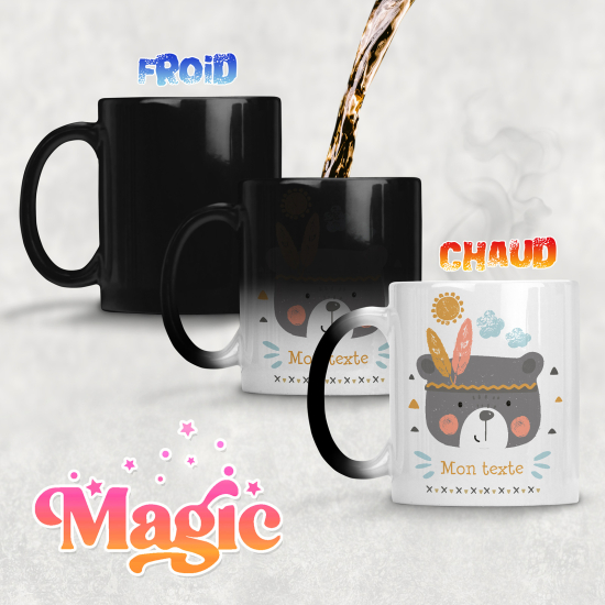 Taza mágica personalizada - Conejo