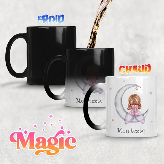 Taza mágica personalizada - Hada Luna