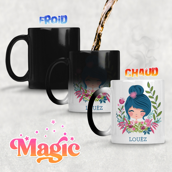 Taza mágica personalizada - Niña Pequeña