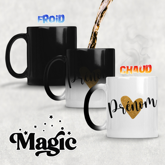 Taza mágica personalizada - Nombre