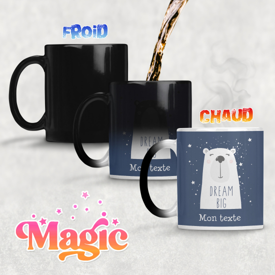 Taza mágica personalizada - Oso Polar