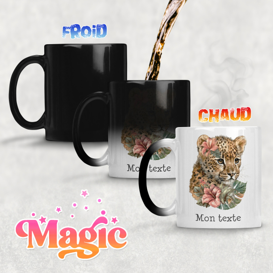 Taza mágica personalizada - Pequeña Pantera