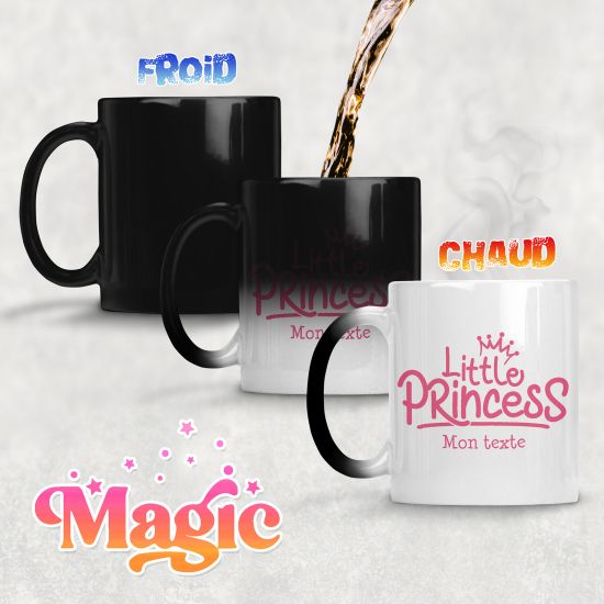 Taza mágica personalizada - Pequeña princesa