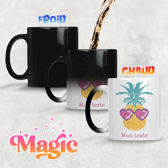Taza mágica personalizada - Piña