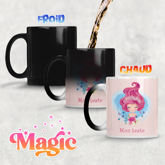 Taza mágica personalizada - Sirena