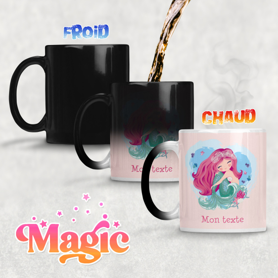 Taza mágica personalizada - Sirena