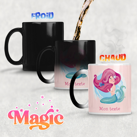 Taza mágica personalizada - Sirena