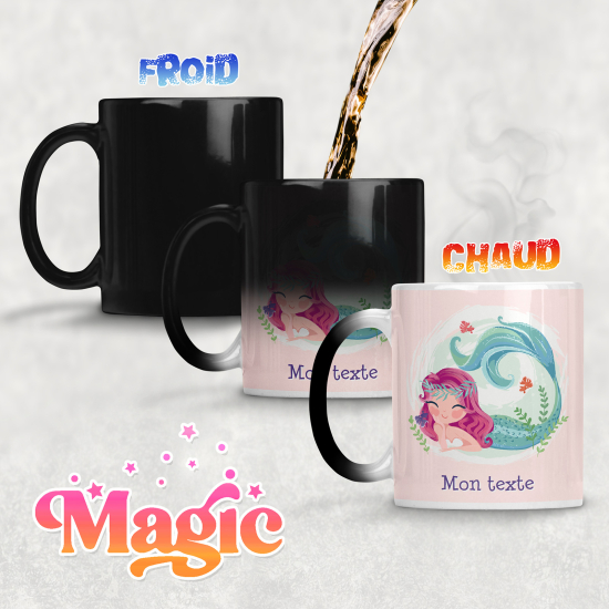 Taza mágica personalizada - Sirena