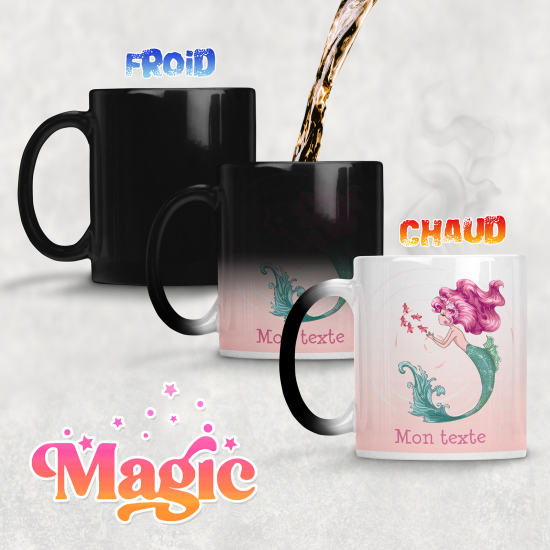 Taza mágica personalizada - Sirena