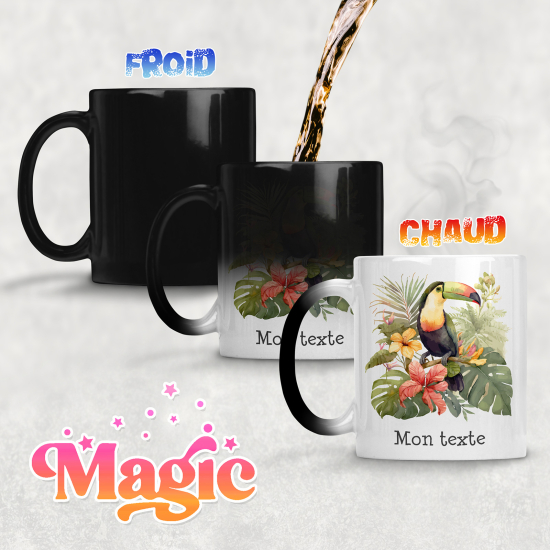 Taza mágica personalizada - Tucán
