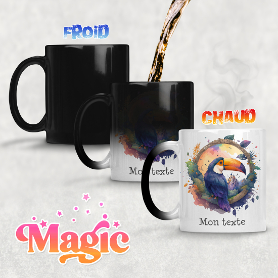 Taza mágica personalizada - Tucán