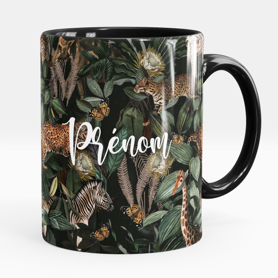 Taza personalizada - Animales de la jungla