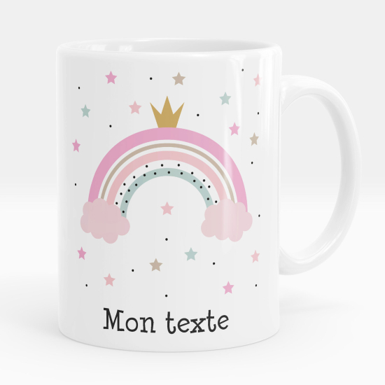 Taza personalizada - Arcoíris reina