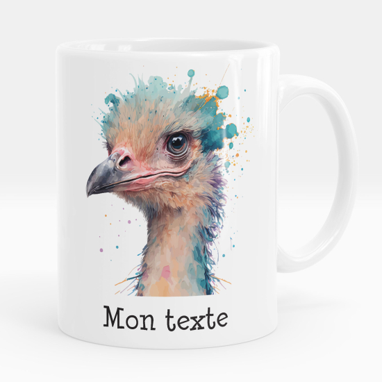 Taza personalizada - Avestruz