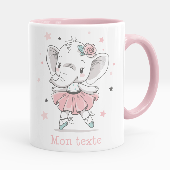 Taza personalizada - Bailarina elefante