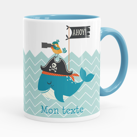 Taza personalizada - Ballena pirata