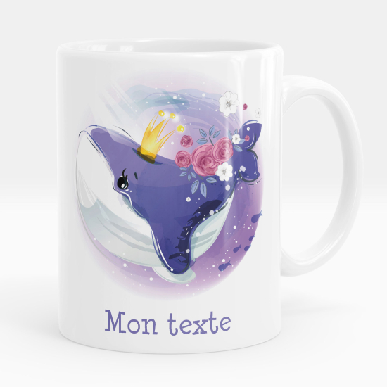 Taza personalizada - Ballena reina
