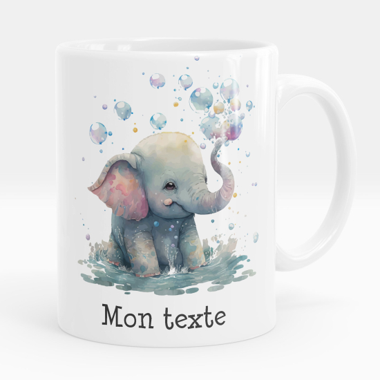 Taza personalizada - Bebé elefante