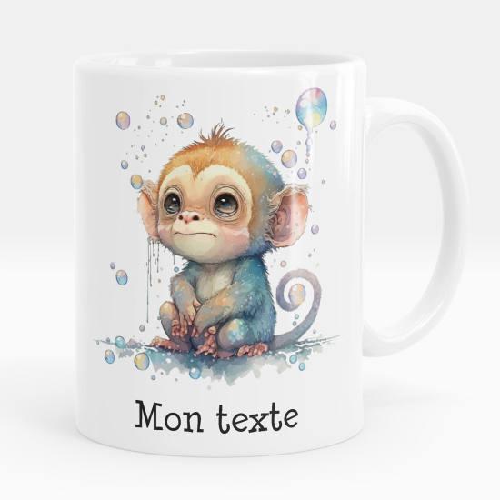 Taza personalizada - Bebé mono