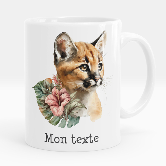 Taza personalizada - Bebé puma