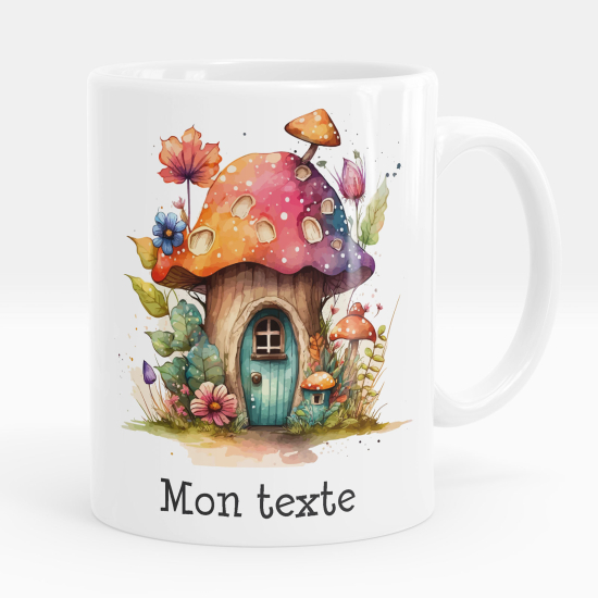 Taza personalizada - Casa de los hongos