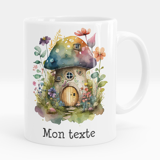 Taza personalizada - Casa hongo