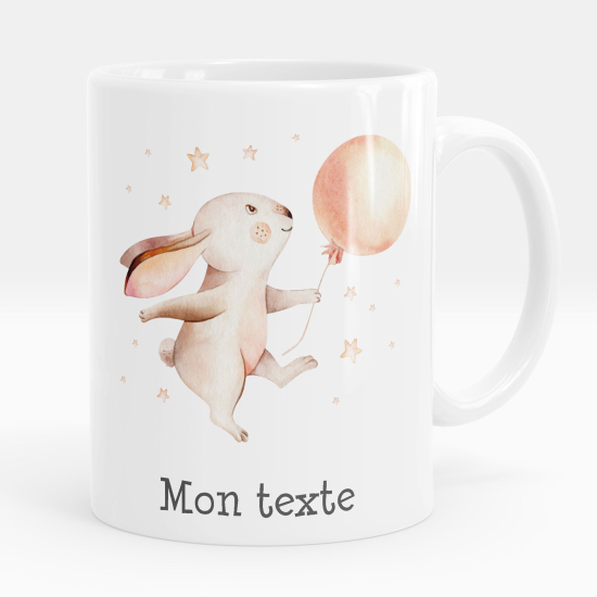 Taza personalizada - Conejo globo