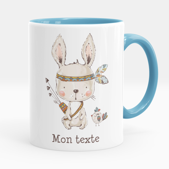 Taza personalizada - Conejo indio