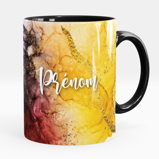 Taza personalizada - Efecto marmoleado