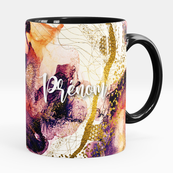 Taza personalizada - Efecto marmoleado